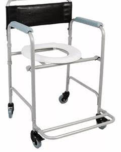 Cadeira De Rodas Higiênica Dobrável Aço D30 Dellamed (90kg)