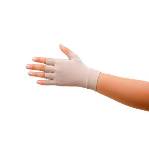 Luva UV Curta Anti-Aging com Proteção Solar SUN COVER BEGE