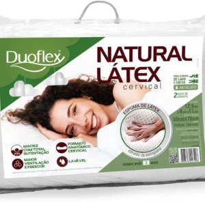 Travesseiro Natural Látex Cervical Duoflex NL2100