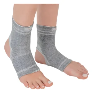 Tornozeleira Elástica Bamboo PAR (Cinza)